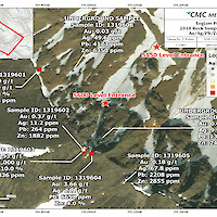 Reconnaissance Sampling and Location Map, Logjam