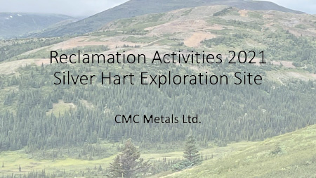 Presentation to Yukon EMR August 2021 - Site Reclamation Silver Hart